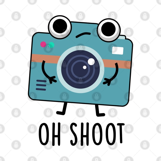 Oh Shoot Cute Photographer Camera Pun by punnybone