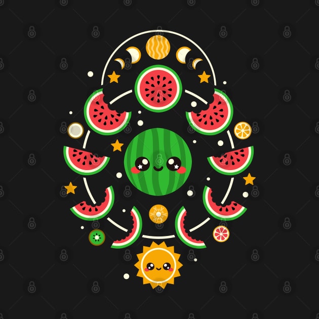 Watermelon moon phases by NemiMakeit