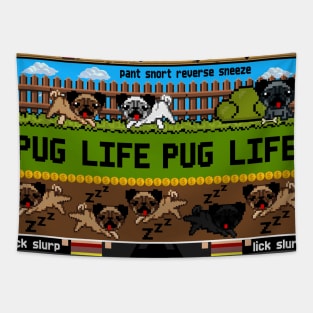 PUG LIFE X1 Tapestry