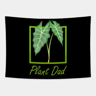 Plant Dad Alocasia Leaf Tapestry