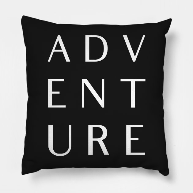 Adventure Print Pillow by mivpiv