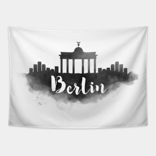 Berlin watercolor Tapestry