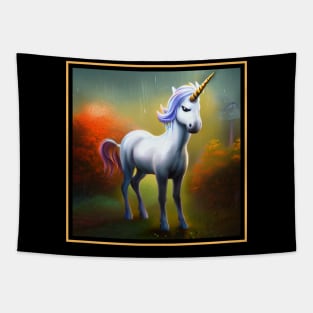 The Very Annoyed Unicorn Tapestry