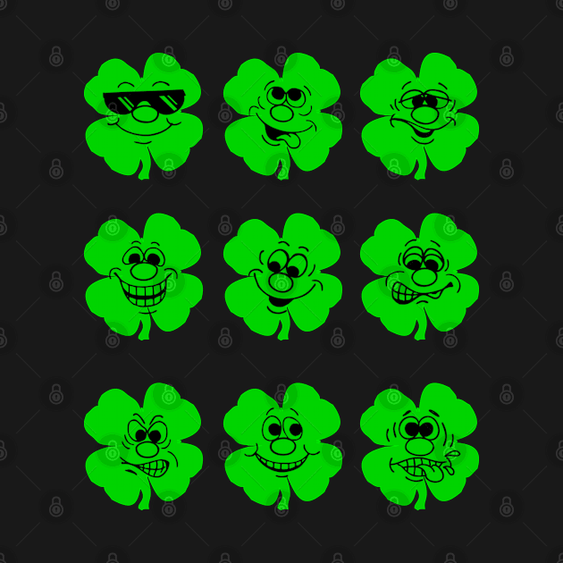 Shamrock Emojis by LittleBoxOfLyrics