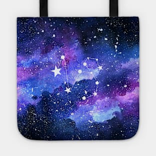 Galaxy Capricorn Star Sign Tote