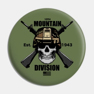 10th Mountain Division Pin