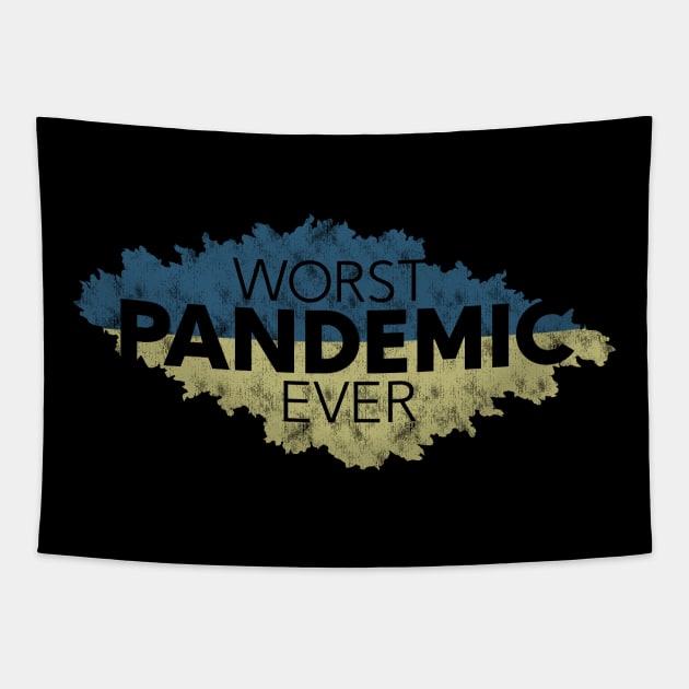 Worst Pandemic Ever Tapestry by mikevotava