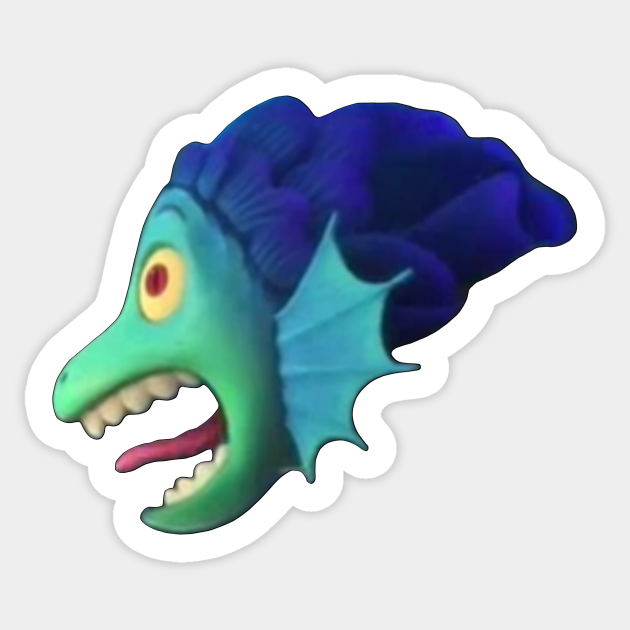 Luca Mom Dolphin Impression - Luca Movie - Sticker | TeePublic Luca Mom Dolphin Impression - Luca Movie - Sticker | TeePublic
