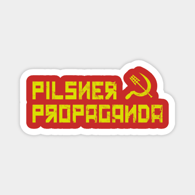 Pilsner Propaganda #2 - Rake & Sickle Magnet by OutOfCode