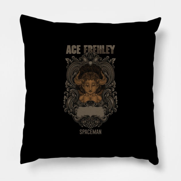 Never Enough || Ace Frehley Pillow by QinoDesign