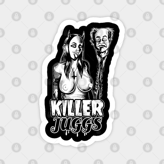 Killer Juggs Magnet by wildsidecomix