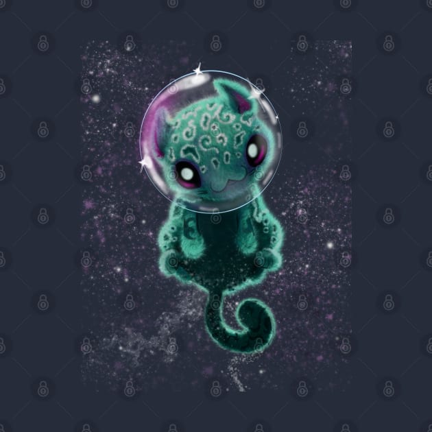 Spotted Space Kitten by Sarah Butler