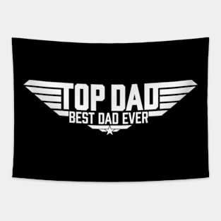 Dad Best Dad Ever Movie Gun Father'S Day Tapestry