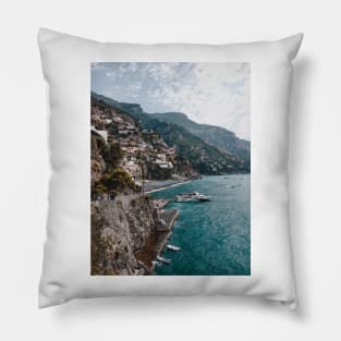 Amalfi Coast, Italy - Travel Photography Pillow