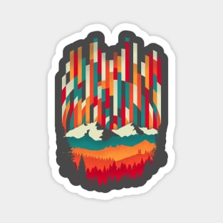 Sunset in Vertical Magnet