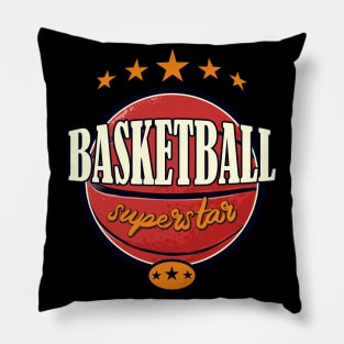 Basketball Vintage Sport Design BBall Pillow