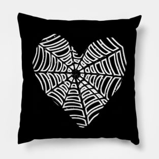 spider heart Pillow