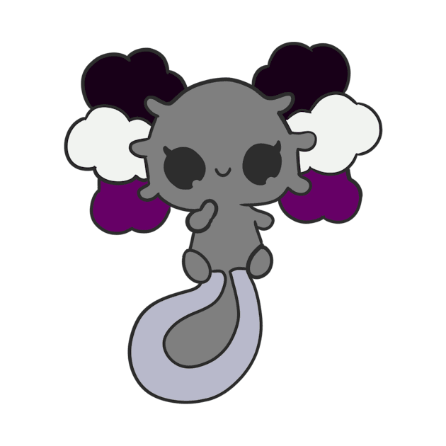 Asexual Axolotl by LaainStudios