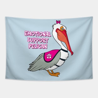 Emotional Support Pelican Tapestry