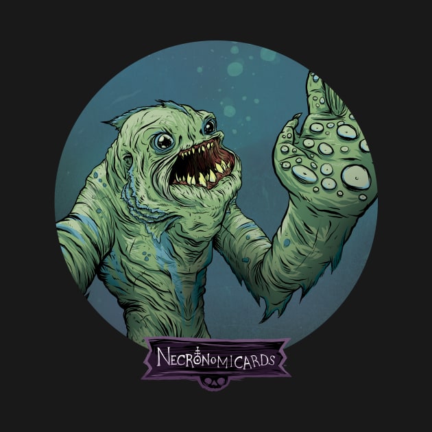 NecronomiCards - Dagon by andyhuntdesigns