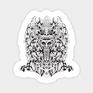 Barong X Rangda Illustration Magnet