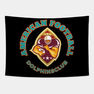 Miami Dolphins Football Team fan 7 Tapestry