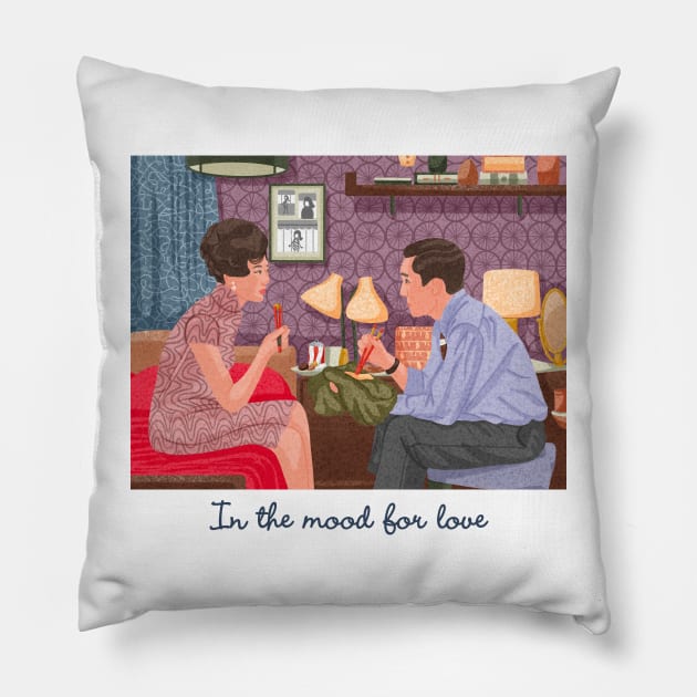 In the mood for love scene Pillow by Karla-Kiky