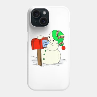 Christmas Snowman! Phone Case