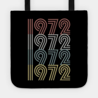 1972 Birth Year Retro Style Tote