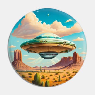 Desert View UFO Pin