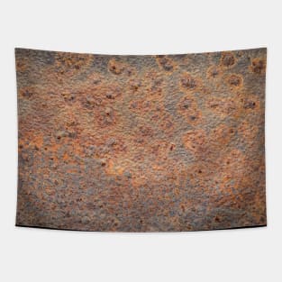 Rusty metallic surface Tapestry