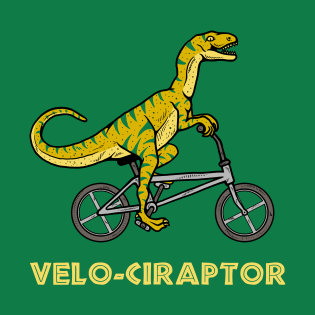 Velo-ciraptor by dumbshirts