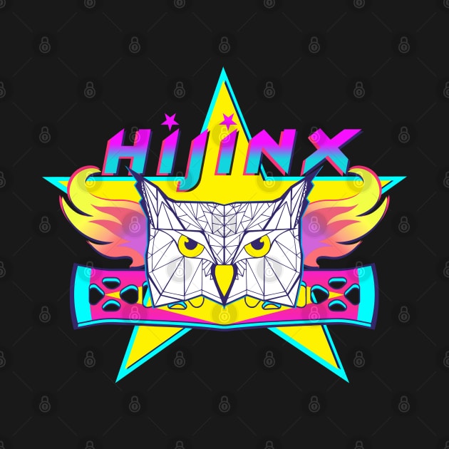 HiJinx logo for BattleBots World Championship V by Offbeat Robotics