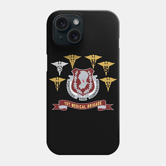 1st Medical Brigade - DUI  - Br - Ribbon Phone Case by twix123844