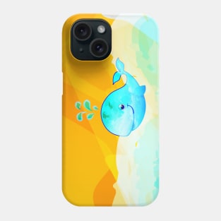 Cute Smile Blue Whale Phone Case