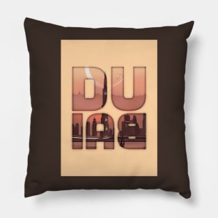 Dubai Cityscape Pillow