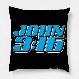 John 3:16 Bible Verse 2 Pillow