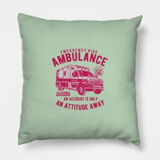 Fast-Track Your EMERGENCY AMBULANCE RIDE Pillow