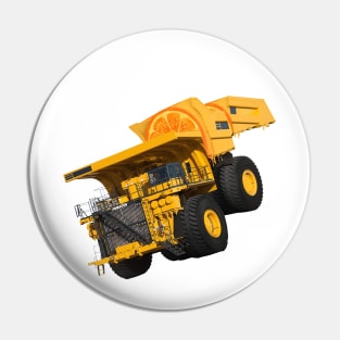 Dump Truck Like Orange Pin