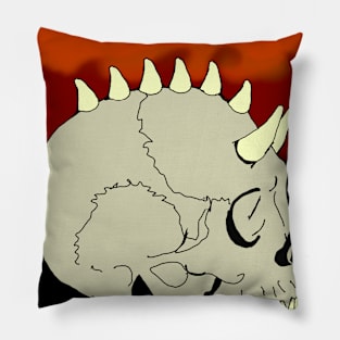 Dragon hybrid skull Pillow