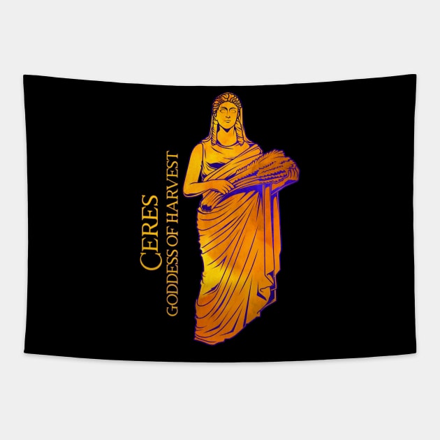 Goddess of harvest - Ceres Tapestry by Modern Medieval Design