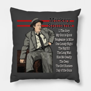 The Hard Boiled Mickey Spillane Pillow