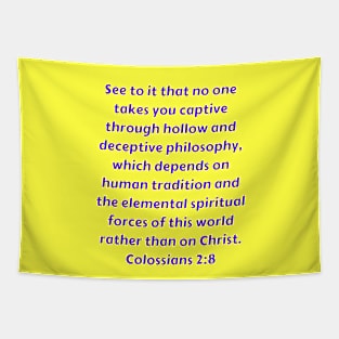 Bible Verse Colossians 2:8 Tapestry