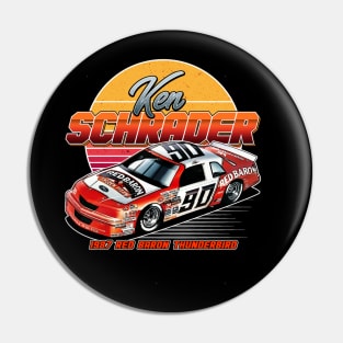 Ken Schrader Red Baron 80s Retro Pin