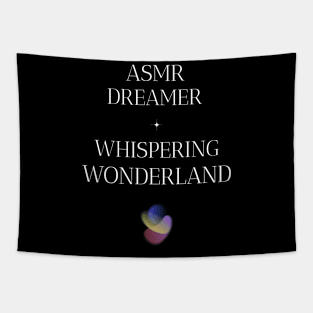 ASMR Dreamer Whispering Wonderland Wellness, Self Care and Mindfulness Tapestry