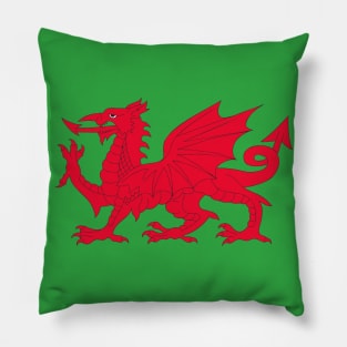 Cadwaladr the Red Dragon Pillow