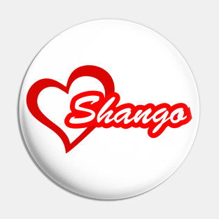 Heart Shango Pin