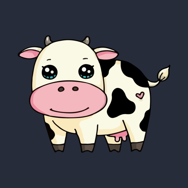 dairy cows chibi cute by ngoclucbkhn