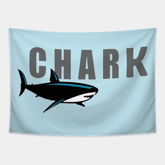 Daddy shark Tapestry by sayed20