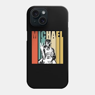 Retro Color Michael Jordan Phone Case